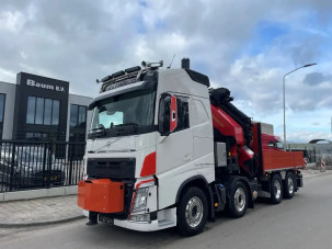 Volvo FH 540 8X2 EURO 6 / PALFINGER PK 92002 KRAAN + FLY JIB / LIER / WINCH / 92 T/M KRAAN / FRONT STAMP / REMOTE CONTROL / NEW CONDITION !!
