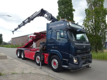 Volvo FMX 540 8X4 EURO 6 + HIAB 288 EP-5 HIPRO / KABELSYSTEEM / CABLESYSTEM 3 WAY SYSTEM / 28 T/M KRAAN / REMOTE CONTROL / PERFECT CONDITION !!